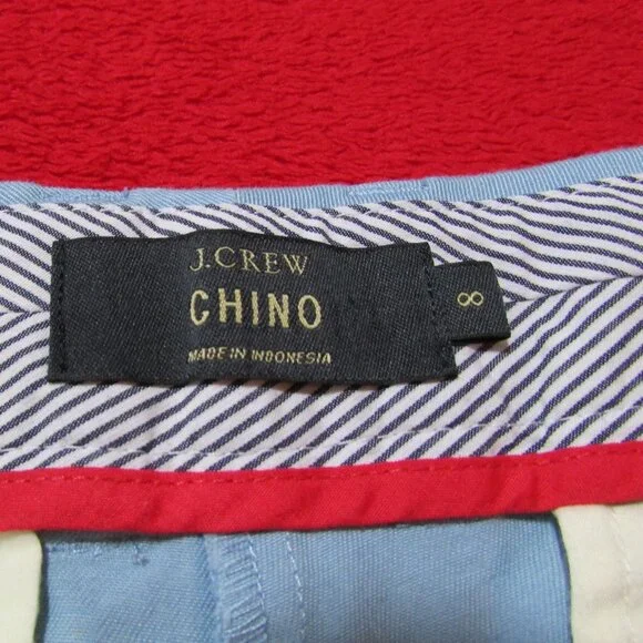 J. Crew Chino Shorts Light Blue - 4 1/2 inseam - Picture 6 of 7
